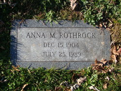 Anna Margaret <I>Morrow</I> Rothrock 