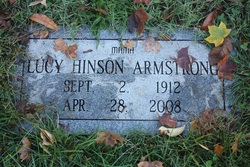 Lucy Mary <I>Hinson</I> Armstrong 