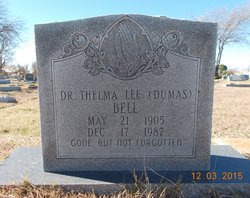 Dr Thelma Lee <I>Dumas</I> Bell 