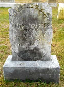 Anna Jane <I>Burges</I> Baker 