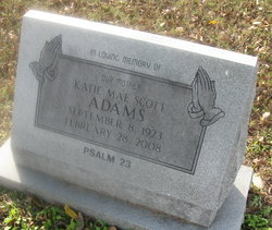 Katie Mae <I>Scott</I> Adams 