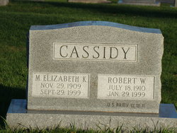 Martha Elizabeth <I>Keagy</I> Cassidy 