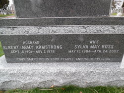 Sylva May <I>Ross</I> Armstrong 