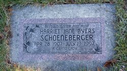 Harriet Jane <I>Byers</I> Schoeneberger 