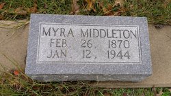 Elmira “Myra” <I>Franklin</I> Middleton 