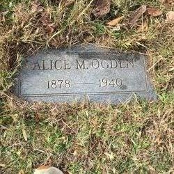 Alice Margaret “Maggie” <I>Morrison</I> Ogden 