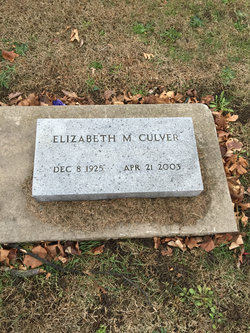 Elizabeth M. “Betty” <I>Johnson</I> Culver 