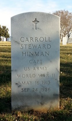 Capt Carroll Steward Hinman 