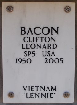 Clifton Leonard “Lennie” Bacon 