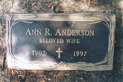 Ann Ruth <I>Loyas</I> Anderson 
