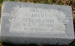 Emma Jean <I>Lott</I> Adams 