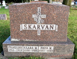 Clara M <I>Stangel</I> Skarvan 