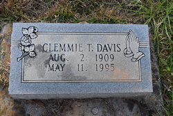 Clemmie T Davis 
