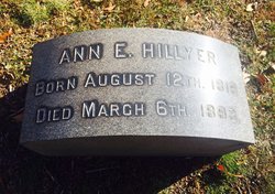 Ann Elizabeth <I>Lindsley</I> Hillyer 