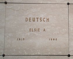 Elsie Alice Deutsch 
