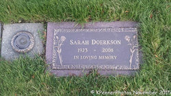 Sarah “Sally” <I>May</I> Doerkson 