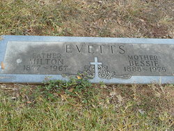 Bessie <I>Smith</I> Evetts 