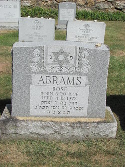 Rose <I>Israel</I> Abrams 