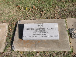 Rufus Melvin “Tude” Adams 