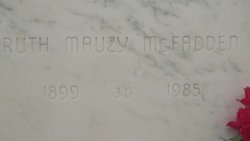 Ruth <I>Mauzy</I> McFadden 
