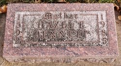 Hazel Estella <I>Prall</I> Bennett 