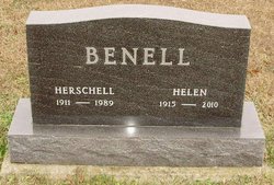 Helen Irene <I>Sipes</I> Benell 