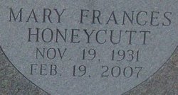 Mary Frances <I>Honeycutt</I> Furr 