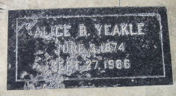 Alice B Yeakle 