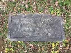 Anna Gladys <I>Rhea</I> Bean 
