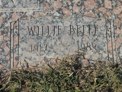 Willie Belle <I>Hillin</I> Barton 