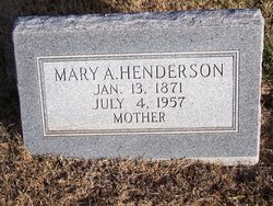 Mrs Mary Addie <I>Johnston</I> Henderson 