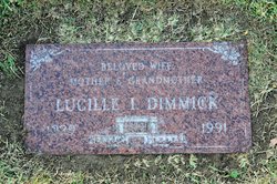Lucille Irene <I>Elwood</I> Dimmick 
