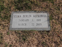 Selma <I>Berlin</I> Altschull 