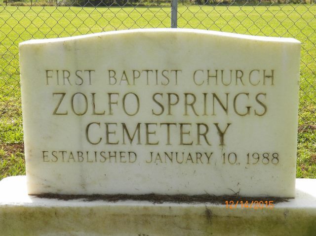 Zolfo Springs Baptist Church Cemetery