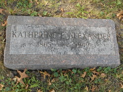 Katherine E. <I>Cogley</I> Alexander 
