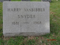 Harry VanBibber Snyder 
