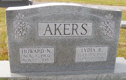 Lydia <I>Reynolds</I> Akers 