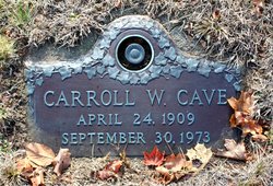 Carroll Walter Cave 