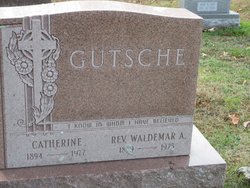 Rev Waldemar A. Gutsche 