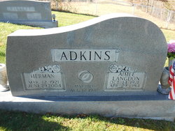 Aimee <I>Langdon</I> Adkins 