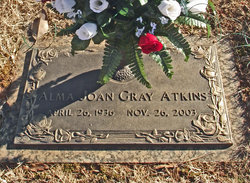 Alma Joan <I>Gray</I> Atkins 