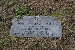 Sgt. John W. Brannock 