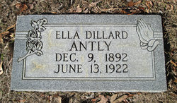 Ella <I>Dillard</I> Antly 
