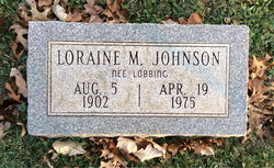 Loraine Marie <I>Lobbing</I> Johnson 