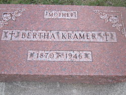 Bertha <I>Hoffman</I> Kramer 