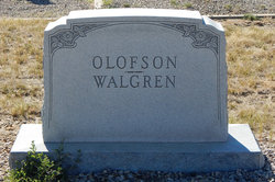 Olive Josephine <I>Olofson</I> Walgren 