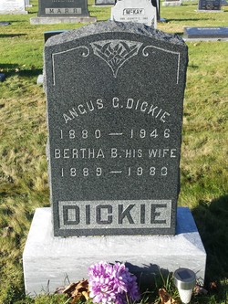 Bertha B Dickie 