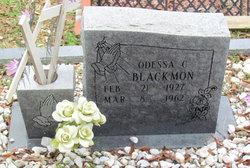 Odessa Catherine <I>Brewer</I> Blackmon 