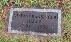 Stefani <I>Ransinger</I> Hager 