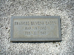 Frances Buvena <I>Johnson</I> Eason 